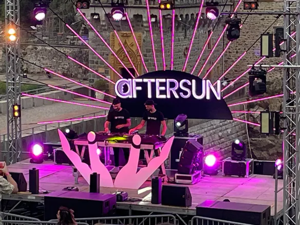 Prestation open air AfterSun par HDS Live